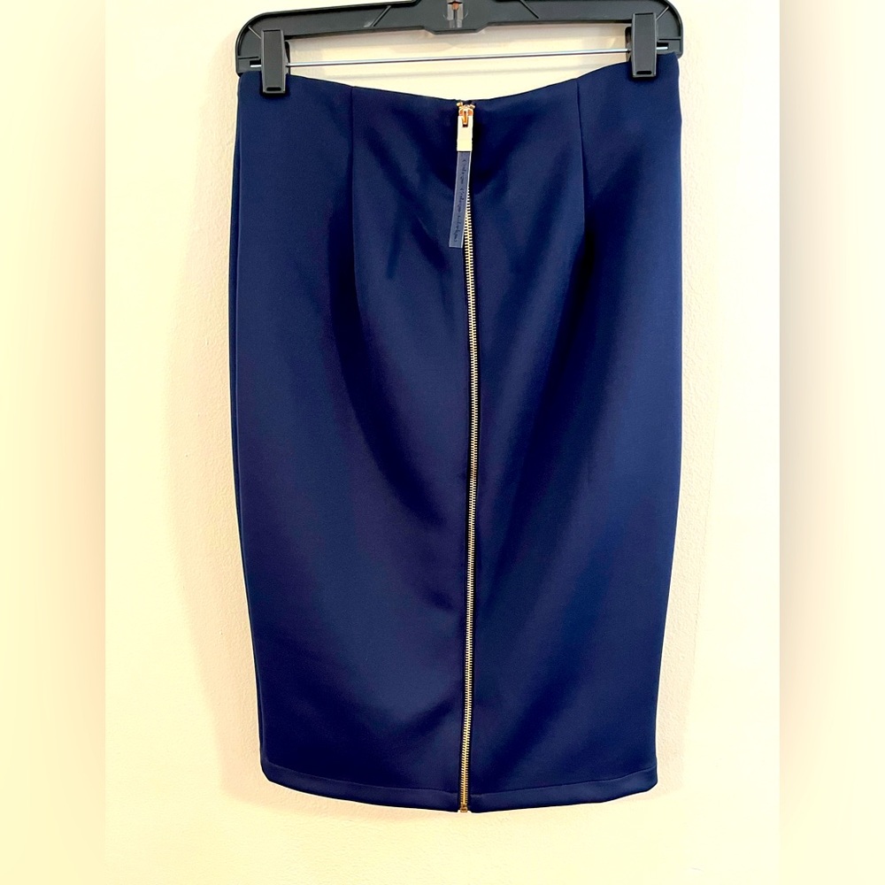 Catherine Catherine Malandrino – Exposed Zip Pencil Skirt
